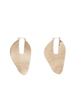 Buy Violeta by MANGO Geometric Metal Earrings Online on ZALORA Singapore