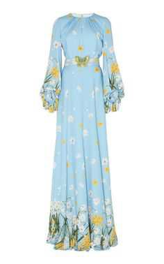Andrew GN Butterfly Silk Gown