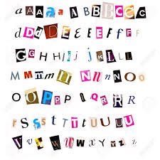 magazine cut out letters - Google Search