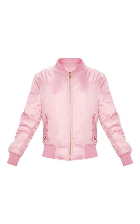 Pink Bomber Jacket | Coats & Jackets | PrettyLittleThing IL
