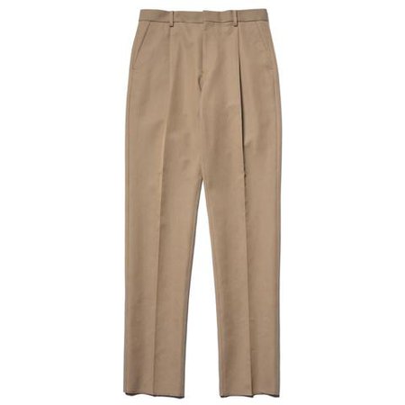Pleated Trousers (Type-1) Beige – HAVEN