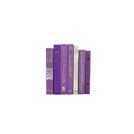 some purple books