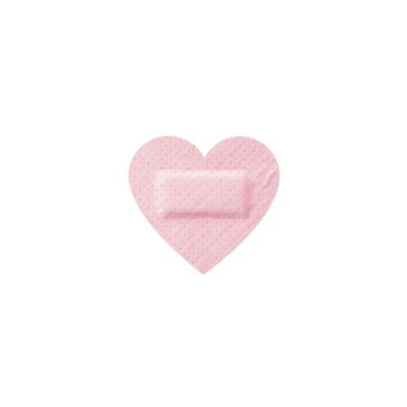 heart banda aid pink
