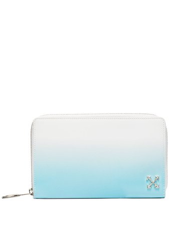 Off-White Gradient Zip-Around Wallet Ss20 | Farfetch.com