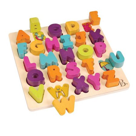 B. Toys Wooden Alphabet Puzzle - Alpha-B.-Tical 27pc : Target