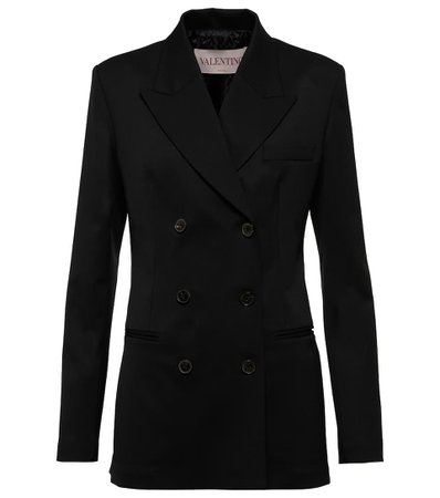 Valentino - Double-breasted wool blazer