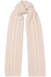 Holzweiler | Burbot fringed checked wool and cashmere-blend scarf | NET-A-PORTER.COM