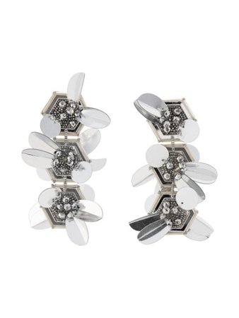 Mignonne Gavigan Abby Flower Earrings E191050 Silver | Farfetch
