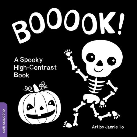 Amazon.com: Booook! A Spooky High-Contrast Book: A High-Contrast Board Book that Helps Visual Development in Newborns and Babies While Celebrating Halloween (High-Contrast Books): 9781728279442: duopress labs, Ho, Jannie: Books