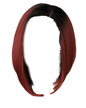 Red Bob Black Root Hair 1 (Heavenscent edit)