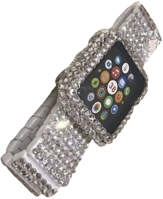 bedazzled apple watch