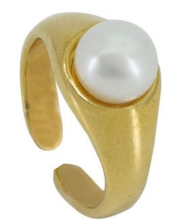 gold Pearl ring