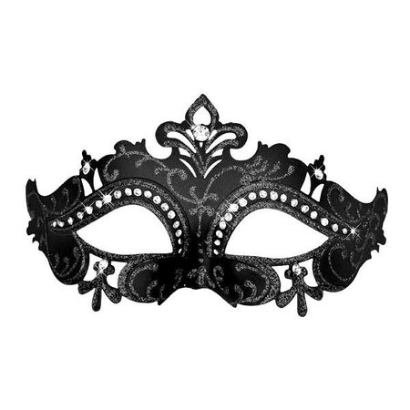 Black & Silver Masquerade Mask