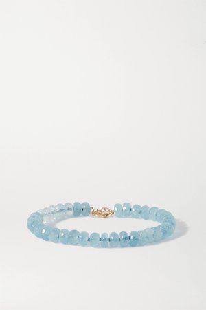 Blue Oracle gold aquamarine bracelet | JIA JIA | NET-A-PORTER