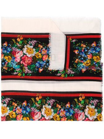 Gucci floral printed scarf