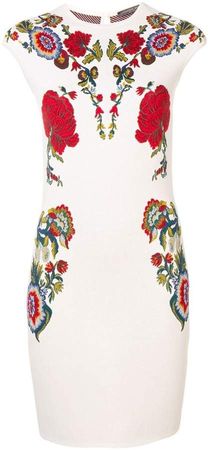 floral print bodycon dress