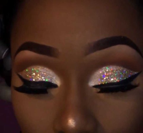 glitter eyeshadow african american