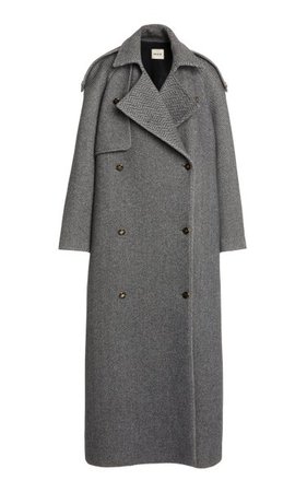 Gwyn Oversized Wool-Blend Trench Coat By Khaite | Moda Operandi