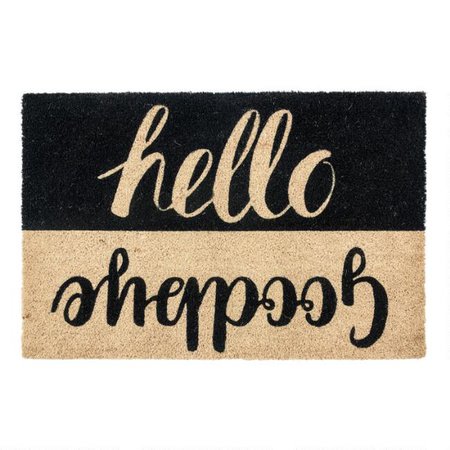 Hello Goodbye Coir Doormat | World Market
