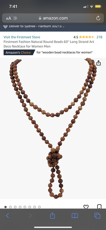 brown necklace