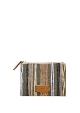 Violeta BY MANGO Striped purse