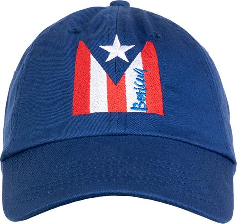 Puerto Rican Flag | Boricua Nuyorican Rico Pride Low Fit Baseball Cap Dad Hat Royal Blue at Amazon Men’s Clothing store