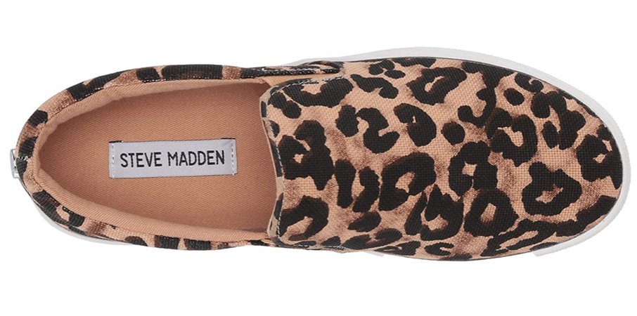 Steve Madden leopard sneakers