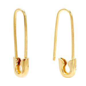 Safety Pin Earring 14K | Adina's Jewels