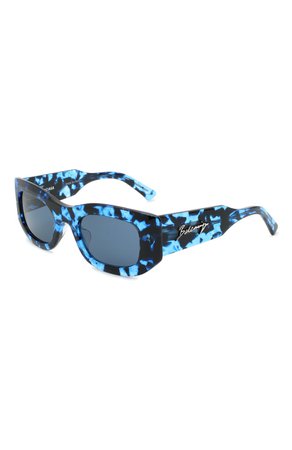 Женские синие солнцезащитные очки BALENCIAGA — купить за 35100 руб. в интернет-магазине ЦУМ, арт. 641687/T0001