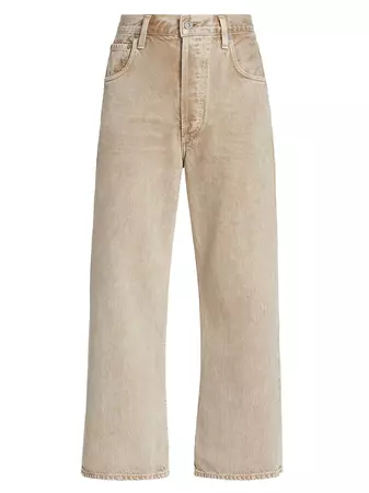 Shop Citizens of Humanity Gaucho High-Rise Cropped Wide-Leg Jeans | Saks Fifth Avenue