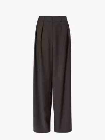 FRANKIE SHOP - Ripley wide-leg high-rise wool-blend trousers | Selfridges.com