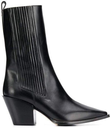 Aeyde Ari ribbed ankle boots