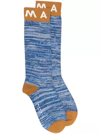 Marni logo-embroidered Socks - Farfetch