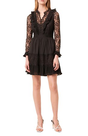 French Connection Clari Vintage Long Sleeve Fit & Flare Dress | Nordstrom