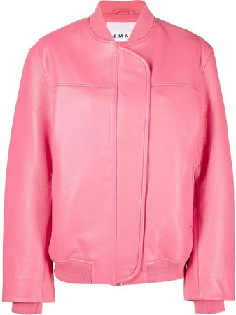REMAIN Padded Leather Bomber Jacket - Farfetch