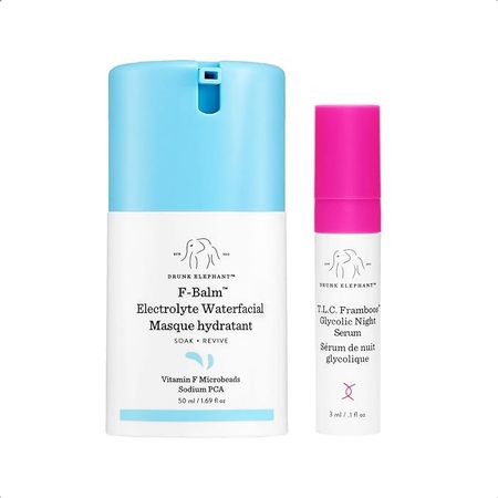 Amazon.com : Drunk Elephant F-Balm Hydrating Electrolyte Waterfacial. Quenching and Strengthening Overnight Mask. : Beauty & Personal Care