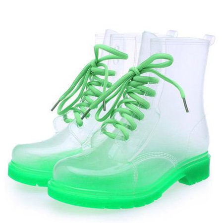 CLEAR LACE UP BOOTS – Boogzel Apparel