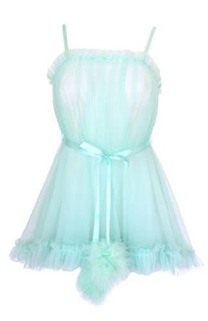 turquoise night gown