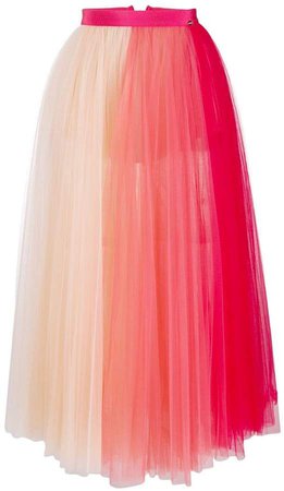 two-tone tulle skirt