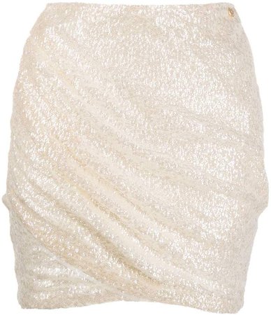 Sequinned Wrap-Around Skirt