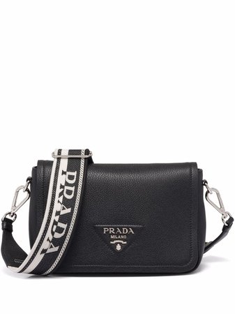 Shop Prada small Flou shoulder bag with Express Delivery - FARFETCH