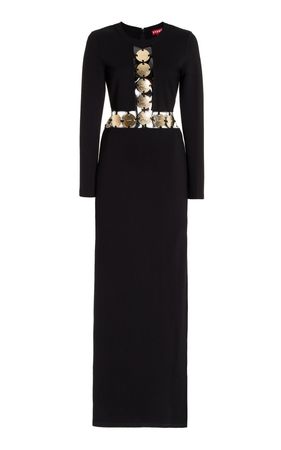 Delphine Embellished Jersey Maxi Dress By Staud | Moda Operandi