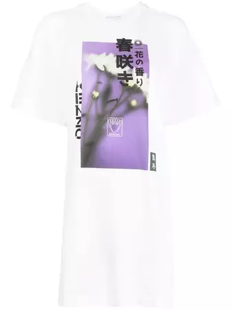 Kenzo daisy-print T-shirt - Farfetch