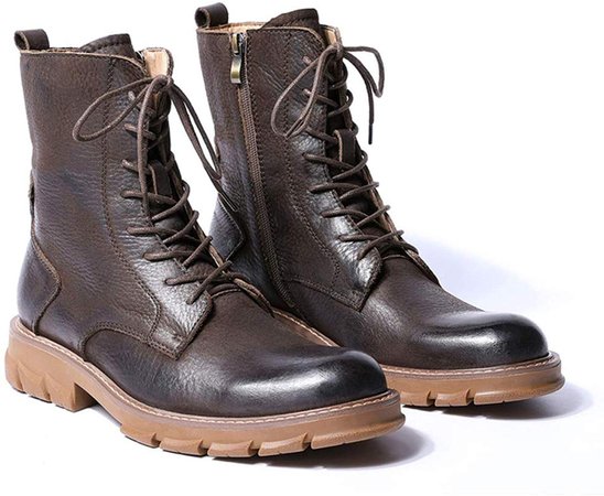 GTYW, Men's Men's Men's Winter Tooling Boots, British High-top Boots