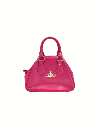 Vivienne Westwood Pink Leather Handbag — INTO ARCHIVE