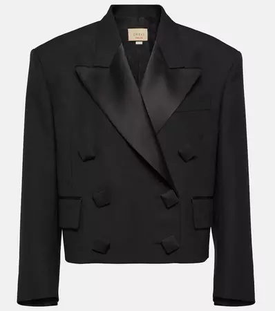 gucci black blazer jacket