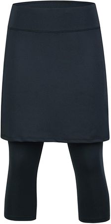 ANIVIVO Skirted Leggings for Women,Skirt Above Knee Length with Leggings Active Skirted Capris Pockets : Amazon.ca: Clothing, Shoes & Accessories