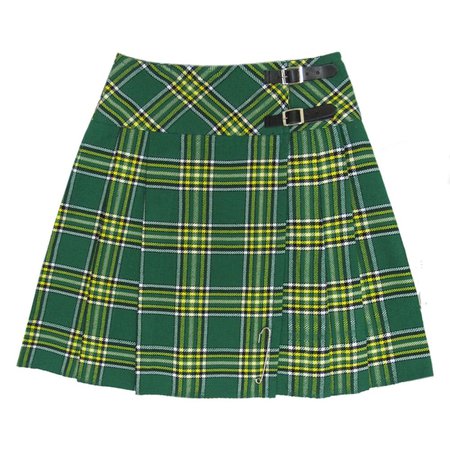 Tartanista Womans 20" Irish Tartan Wrap Around Knee Length Kilt Skirt 4-26