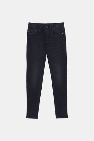 Z1975 MID - RISE SKINNY JEANS-NEW IN-WOMAN-NEW COLLECTION | ZARA United States black