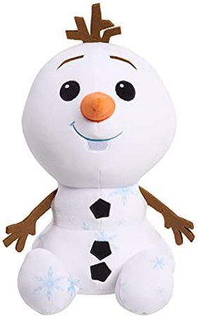Amazon.com: Just Play Disney Frozen 2 Olaf Weighted 14.5-inch Plush Stuffed Toy for Kids, Snowman, White, Approximately 2-pounds, Ages 3 Up : Toys & Games